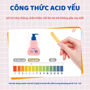 Sữa tắm trẻ em Borome công thức dịu nhẹ an toàn, 250ml - Giá ưu đãi 149.000 VNĐ 4 Sữa tắm trẻ em Borome công thức dịu nhẹ an toàn, 250ml - Giá ưu đãi 149.000 VNĐ 4