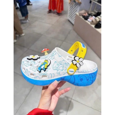 Sục Dép Cá Sấu X Smurf Xì Trum Unisex cho Người Lớn & Trẻ Em - Giá chỉ 420.000 VNĐ 4 Sục Dép Cá Sấu X Smurf Xì Trum Unisex cho Người Lớn & Trẻ Em - Giá chỉ 420.000 VNĐ 4
