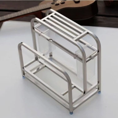Súng Xám Bếp Giá Đỡ Đồ Thép Không Gỉ 304 Đa Năng, Đặt Dao, Thớt, Đồ Bếp 8