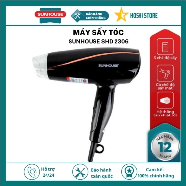 SUNHOUSE SHD2.306 sấy tóc chính hãng, nóng mát, bảo hành 12 tháng, giá 225.000 VND 3 SUNHOUSE SHD2.306 sấy tóc chính hãng, nóng mát, bảo hành 12 tháng, giá 225.000 VND 3