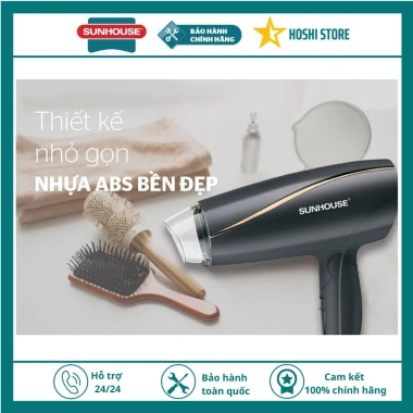 SUNHOUSE SHD2.306 sấy tóc chính hãng, nóng mát, bảo hành 12 tháng, giá 225.000 VND