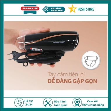 SUNHOUSE SHD2.306 sấy tóc chính hãng, nóng mát, bảo hành 12 tháng, giá 225.000 VND
