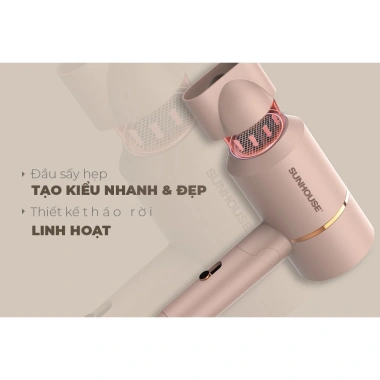 Sunhouse SHD2.313 Máy Sấy Tóc Chính Hãng - Bảo Hành 12 Tháng, Giá Ưu Đãi 240k 4 Sunhouse SHD2.313 Máy Sấy Tóc Chính Hãng - Bảo Hành 12 Tháng, Giá Ưu Đãi 240k 4