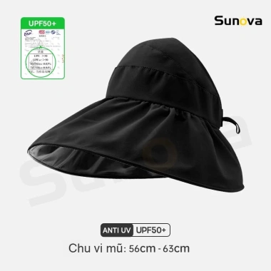 Sunova Mũ chống nắng nón đi biển nữ, vành rộng, chống UV, đa màu sắc, trẻ trung năng động giá 49k