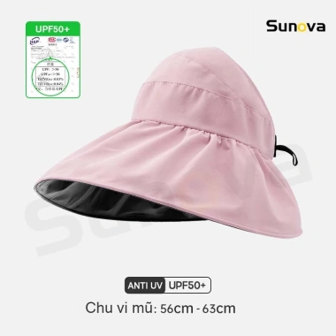 Sunova Mũ chống nắng nón đi biển nữ, vành rộng, chống UV, đa màu sắc, trẻ trung năng động giá 49k