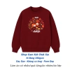 Sweater áo Tết họa tiết ngựa 2.026 nỉ bông dày dặn - Quà tặng du xuân gia đình 5