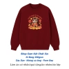 Sweater áo Tết họa tiết ngựa 2.026 nỉ bông dày dặn - Quà tặng du xuân gia đình 8