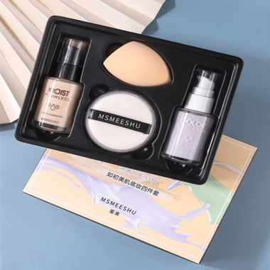 Sweet mint Bộ 4in1: Kem lót kiềm dầu + nền + phủ + mút xốp - Da mịn, 108.000 VND