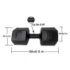 Tạ Tay Lục Giác Nhựa Đúc TUẤN HẠNH SPORT - Chống Trượt, Lõi Xi Măng Bền Chắc, Size 1-10kg Giá 60k 9