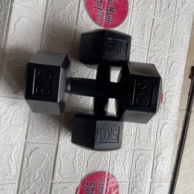 Tạ Tay Nhựa Đúc TUẤN HẠNH SPORT Lõi Xi Măng Chống Trượt Size 1-10kg Giá Ưu Đãi 60k 6