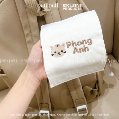 Tag dán balo thêu tên, ICON & thêu yêu cầu – Peu.péti, giảm còn 106.000₫ 7 Tag dán balo thêu tên, ICON & thêu yêu cầu – Peu.péti, giảm còn 106.000₫ 7