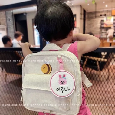 Tag Name tròn treo balo cho bé - Phong cách Hàn Quốc HOT TREND, giảm còn 75.000₫