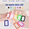Tag tên vali nhựa cao cấp - Thẻ đeo, bảng tên, treo hành lý, màu sắc, trendy 17k 4