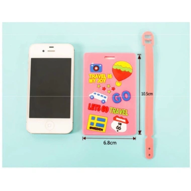 Tag Thẻ Đeo Bảng Tên Silicon Chống Thất Lạc Siêu Cute cho Balo và Vali - Giá Ưu Đãi 2