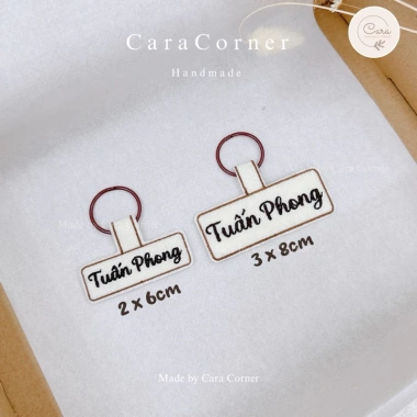 Tag thêu tên cá nhân - Treo balo, vali du lịch, thẻ túi xách, móc khoá - 39.000₫