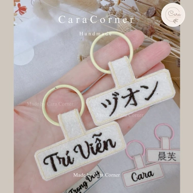 Tag thêu tên cá nhân - Treo balo, vali du lịch, thẻ túi xách, móc khoá - 39.000₫ 8 Tag thêu tên cá nhân - Treo balo, vali du lịch, thẻ túi xách, móc khoá - 39.000₫ 8