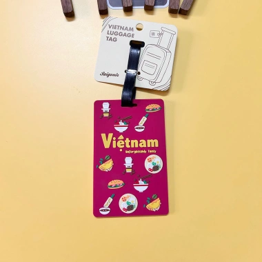 Tag treo hành lý PVC - Quà tặng lưu niệm Du lịch Việt Nam, giá chỉ 75.000đ
