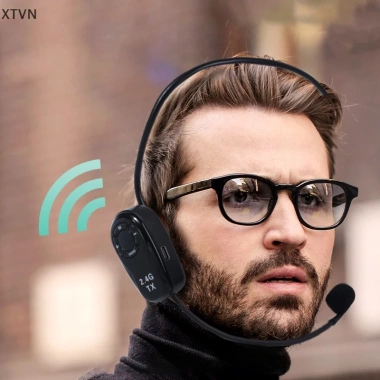 Tai Nghe 2.4G Không Dây Microphone Transmitter và Receiver - Khuếch Đại Nóng, Bằng Giọng Nói - Giá 146.364 VND 3