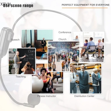Tai Nghe 2.4G Không Dây Microphone Transmitter và Receiver - Khuếch Đại Nóng, Bằng Giọng Nói - Giá 146.364 VND 6