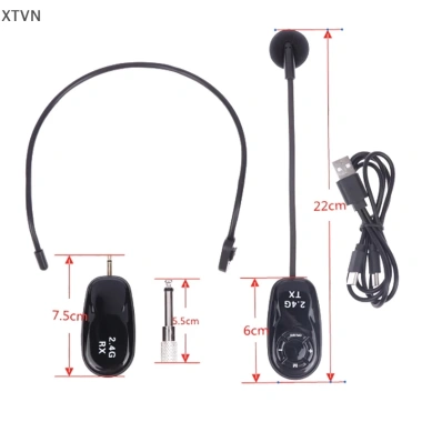 Tai Nghe 2.4G Không Dây Microphone Transmitter và Receiver - Khuếch Đại Nóng, Bằng Giọng Nói - Giá 146.364 VND 9