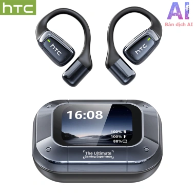 Tai nghe AI HTC NE25 - Dịch thuật thời gian thực, Bluetooth, không dây, bảo hành 1 năm