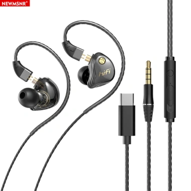 Tai nghe âm thanh vòm 9D Newmsnr Quad-core Circle dây treo tai chống ồn - 139.000₫ 7