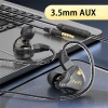 Tai nghe âm thanh vòm 9D Newmsnr Quad-core Circle dây treo tai chống ồn - 139.000₫ 8