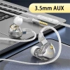 Tai nghe âm thanh vòm 9D Newmsnr Quad-core Circle dây treo tai chống ồn - 139.000₫ 10