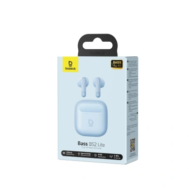Tai Nghe Baseus Bass BS2 Lite Bluetooth 6.0, 2 Mic AI Call - Giá Sinh Viên 369k, Bass Sâu, Pin Trọn Ngày