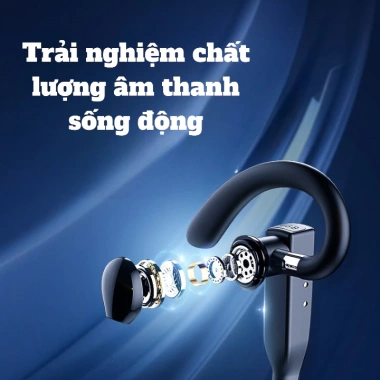 Tai Nghe Bluetooth 525 Âm Thanh Đàm Thoại To Rõ Chống Ồn Giá 229.000 VND 7
