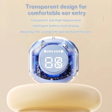Tai nghe Bluetooth 5.3 Air39, vỏ trong suốt, màn hình số thông minh, cảm ứng gọi - 69.999 VND 5