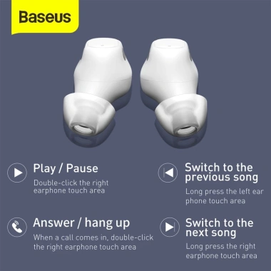 Tai Nghe Bluetooth 5.3 Baseus WM01 TWS Chống Ồn - Giá 279.000 VND, giảm 20%