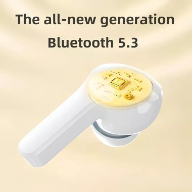 Tai nghe Bluetooth 5.3 không dây trong suốt Air31 – Cảm ứng, hiển thị số, giảm tiếng ồn, 69.999₫