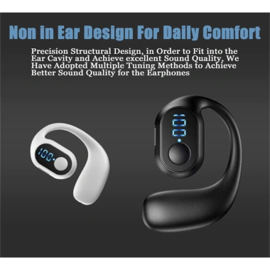 Tai nghe Bluetooth 5.3 KY2 - Pin dài, giảm tiếng ồn, dùng cho thể thao & kinh doanh, tương thích đa thiết bị, chỉ 55.650₫