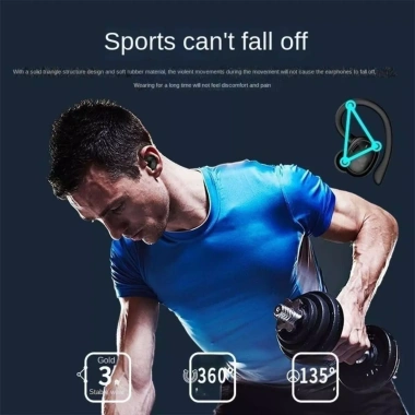 Tai nghe Bluetooth 5.3 KY2 - Pin dài, giảm tiếng ồn, dùng cho thể thao & kinh doanh, tương thích đa thiết bị, chỉ 55.650₫
