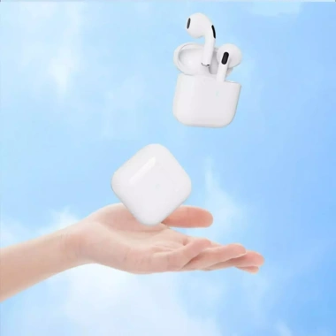 Tai nghe Bluetooth 5.3 TWS Pro4 2.025 HiFi không dây âm thanh 9D micrô 6