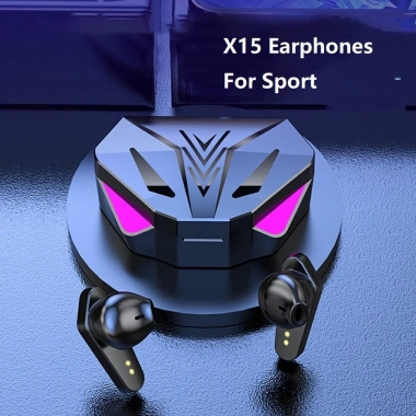 Tai nghe Bluetooth 5.3 X15 không dây: độ trễ thấp, giảm tiếng ồn, chơi game
