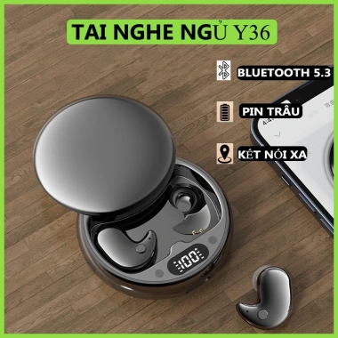 Tai Nghe Bluetooth 5.3 Y36 Pin Trâu 5-6H HiFi Chống Ồn, Chống Nước, Có Mic - Giá chỉ 169.000₫