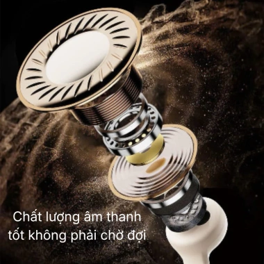 Tai Nghe Bluetooth 5.4 Chống Ồn, Chống Nước, Âm Thanh Cao, Micro - Vừa Vặn Mọi Thiết Bị, 95k