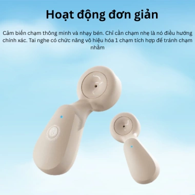 Tai Nghe Bluetooth 5.4 Chống Ồn, Chống Nước, Âm Thanh Cao, Micro - Vừa Vặn Mọi Thiết Bị, 95k