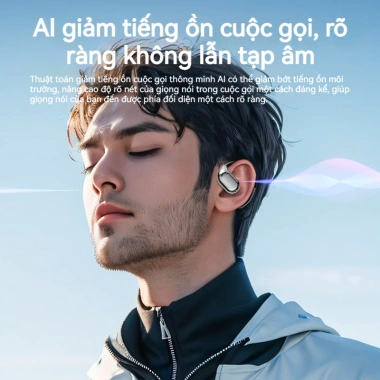 Tai nghe Bluetooth 5.4 không dây – Loa siêu trầm, micro, màn hình pin LED, chỉ 439.780₫