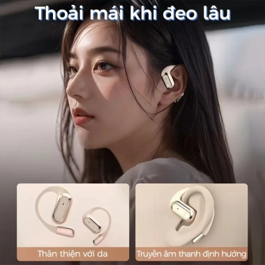 Tai nghe Bluetooth 5.4 không dây thể thao HIFI, hở lưng ồn, mic và LED, tuổi thọ dài - 198k 8