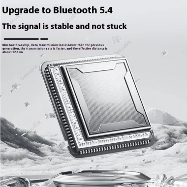 Tai nghe Bluetooth 5.5 một tai không dây, pin siêu dài, giảm tiếng ồn, màn hình LED, gọi HD - giá 185.827 VND 5