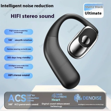 Tai nghe Bluetooth 5.5 một tai không dây, pin siêu dài, giảm tiếng ồn, màn hình LED, gọi HD - giá 185.827 VND 10