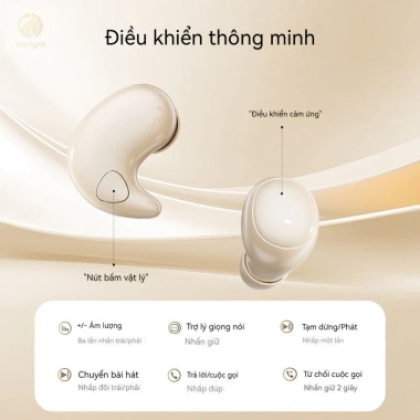 Tai nghe Bluetooth 6.0 Lanyue M126 - Ngủ thoải mái, không đau, pin dài, 339.969đ 4