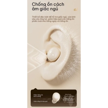 Tai nghe Bluetooth 6.0 Lanyue M126 - Ngủ thoải mái, không đau, pin dài, 339.969đ 7
