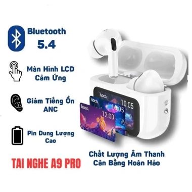 Tai Nghe Bluetooth A9 Pro Gaming Âm Thanh Sâu, Độ Trễ Thấp, Pin Trâu 4‑5h, 123k