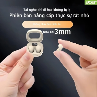 Tai Nghe Bluetooth Acer Mini Không Dây Siêu Nhỏ Ẩn - Đeo Tai Gọn Học Sinh Thể Thao, Giá 183.200 VND 4