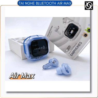 Tai Nghe Bluetooth Air Max - Màn Hình Cảm Ứng, Pin 24h, Âm Thanh Siêu Hay, Thiết Kế Hiện Đại 48.000₫