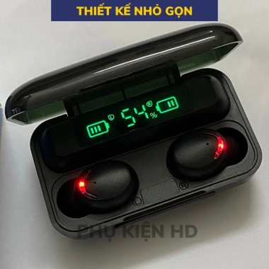 Tai nghe Bluetooth AMOI F9 PRO bản Quốc tế – Bass treble mạnh, chạm cảm ứng, chống nước IPX5, không dây, 169k 3